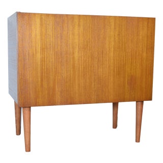 Vintage Record Cabinet in Teak by Sen Contal, 1960s For Sale