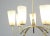 Large Mid-Century Brass & Glass Chandelier, 1960s For Sale - Image 3 of 12