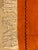 Berber Rug Handwoven Wool With Orange Organic Dye For Sale - Image 9 of 9