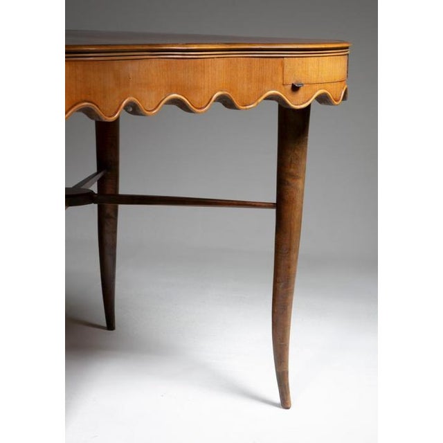 Mid-Century Modern 1950s Game Table Gaming Table For Sale - Image 3 of 7