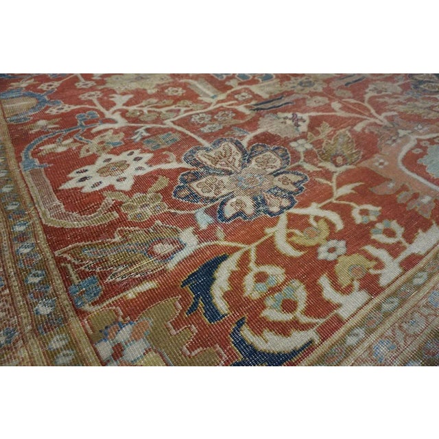 19th Century Persian Ziegler Sultanabad Carpet ( 8'10" x 9'4" - 269 x 284 )