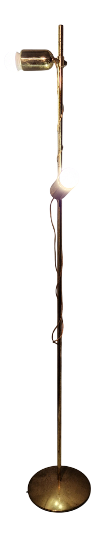 Vintage Floor Lamp in Brass by Goffredo Reggiani, 1960s