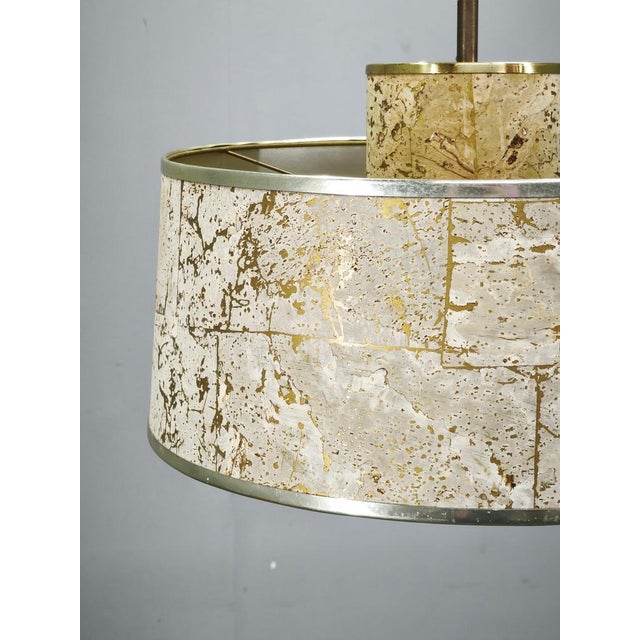 Cork and Brass Pendant by Sven Aage Holm Sørensen, Denmark, 1960s For Sale - Image 8 of 13