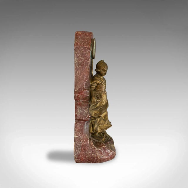 Victorian Late 19th Century Art Nouveau Gilt Statue Figurine For Sale - Image 3 of 9