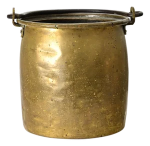 French 19th Century Brass Cooking Pot