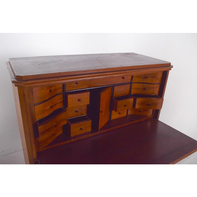 Vintage Abattant Cabinet with Three Drawers, 1920s For Sale - Image 6 of 14