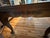 Brown Vintage Reproduction Louis XV Dining Table With Two Draw Leaves - Trouvailles Inc. For Sale - Image 8 of 12