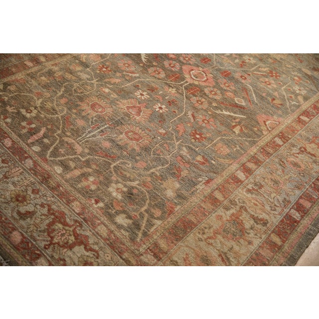 Antique Mahal Carpet - 6'4" x 9'2" For Sale In New York - Image 6 of 12