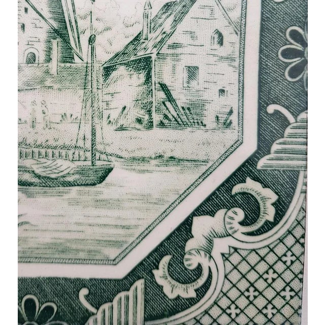 Gold Ceramic Tiles by Gilliot, 1930, Set of 4 For Sale - Image 8 of 12