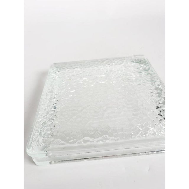 Glass Glass Ashtray in the style of Le Corbusier, France, 1930s For Sale - Image 7 of 8