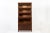 Mission Antique English Tall Stepback Oak Wood Barrister Bookcase Cabinet For Sale - Image 3 of 11