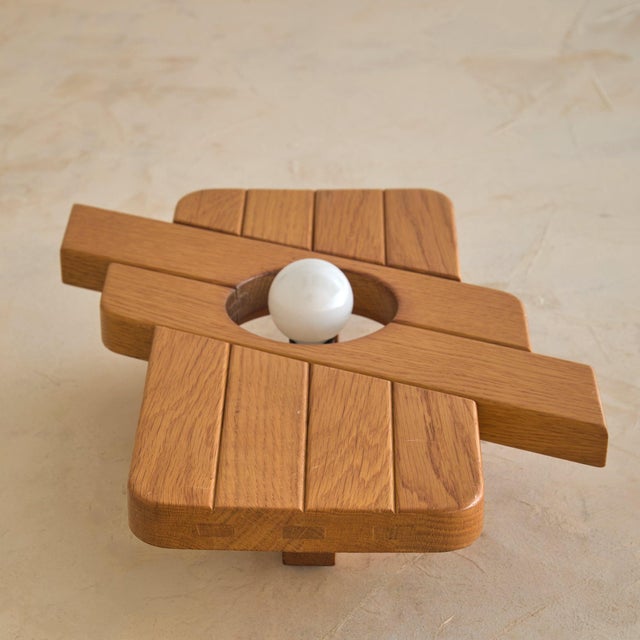 Pair of French Elm Sconces in the Manner of Maison Regain, 1970s For Sale - Image 9 of 11