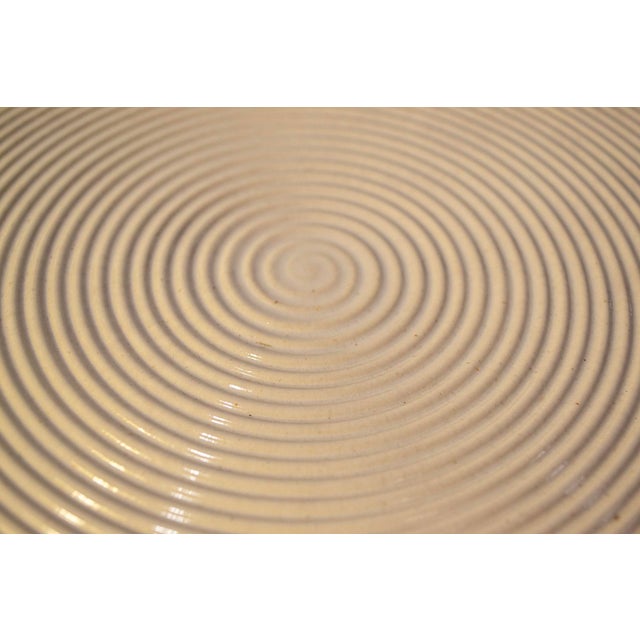 Ceramic Plate by Franco Bucci for Pesaro Workshop, Italy, 1970s For Sale - Image 3 of 5