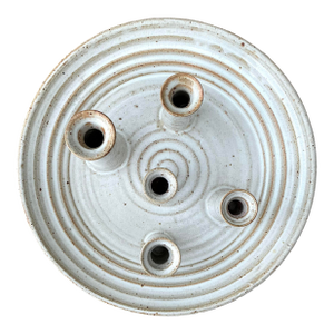 Vintage Original Studio Pottery Platter With Vases