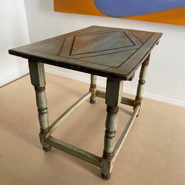 Wood Late 19th Century French Provincial Side Table For Sale - Image 7 of 12