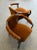 Brown Horseshoe Lounge Chair - Pair For Sale - Image 8 of 10