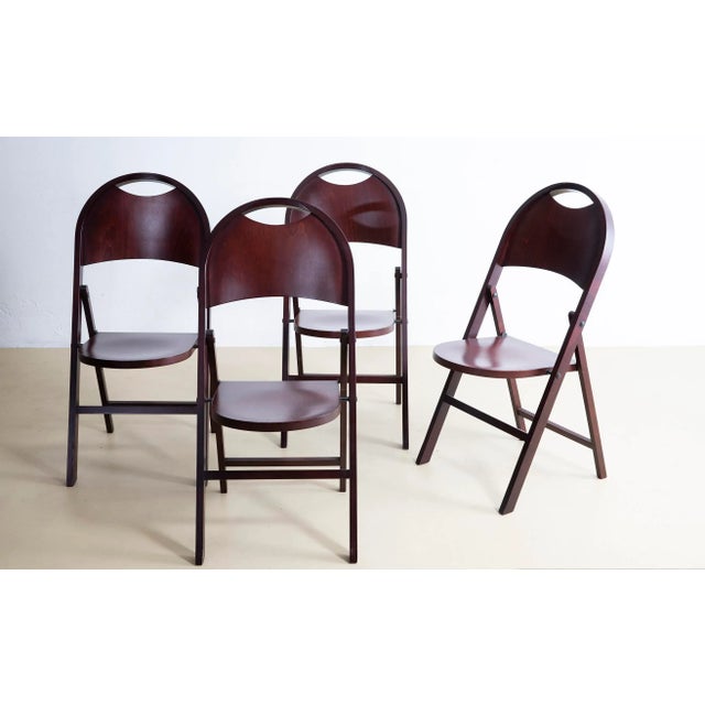 Tric Folding Chairs by Achille and Pier Giacomo Castiglioni, 1960s, Set of 4 For Sale - Image 9 of 9