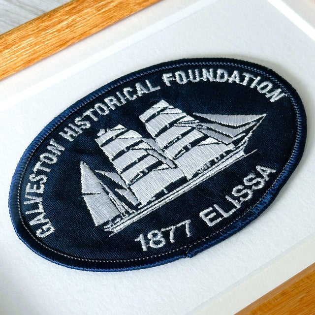 Description: Vintage Travel Patches from 1970-1990s Galveston, Texas Galveston Historical Foundation travel patch features...