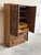 Lane Brutalist Armoire Dresser Oak Mid-Century Modern 1970s For Sale In Los Angeles - Image 6 of 10