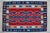 Hand Woven Turkish Rug Colorful Oushak Kilim High Quality Flat Weave Wool Rug - 3′10″ × 5′10″ For Sale - Image 6 of 14