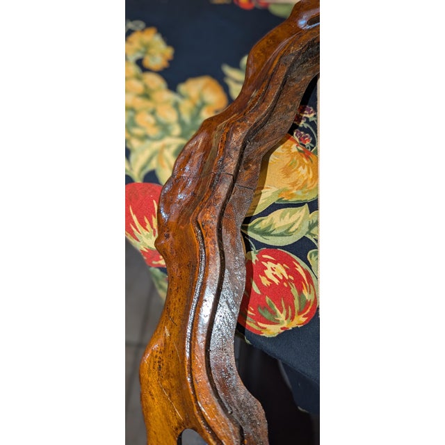 Wood Antique Rococo Revival Parlor Table With Removable Tray Top For Sale - Image 7 of 8