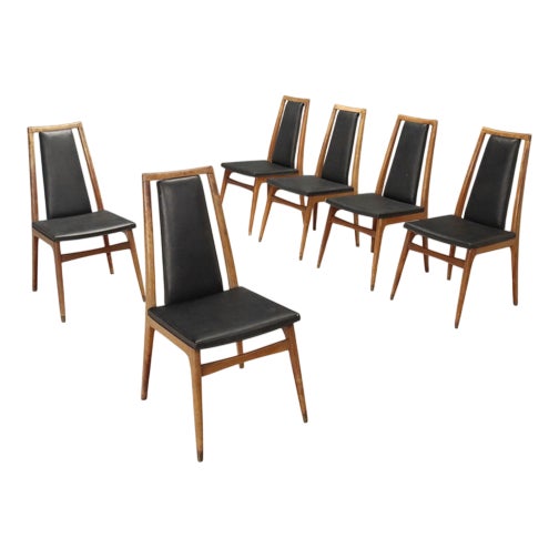 Chairs in Beech, Set of 6 For Sale