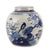 (" ginger jars with lid ,mix in different areas of house, bookcases,side table.Done in blue/wht porcelain.9 ' wide and tall