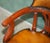 Brown Vintage Brown Leather Captains Directors Chair For Sale - Image 8 of 18