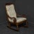 Wood Victorian Rocking Chair For Sale - Image 7 of 10