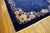 Royal Blue 1920s Traditional Floral Antique Chinese Peking Wool Blue Hand Knotted Rug For Sale - Image 8 of 11