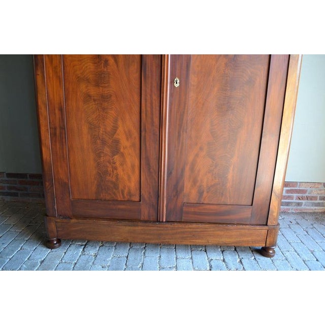 Antique Mahogany Wooden Gate Cabinet For Sale - Image 4 of 10