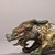 Antique Gilt Bronze Mythical Beast Sculpture – 9.4" Gold Inlaid Guardian Figure For Sale - Image 9 of 9