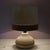 Suede Upholstered Table Lamp, France,1970s For Sale - Image 4 of 7