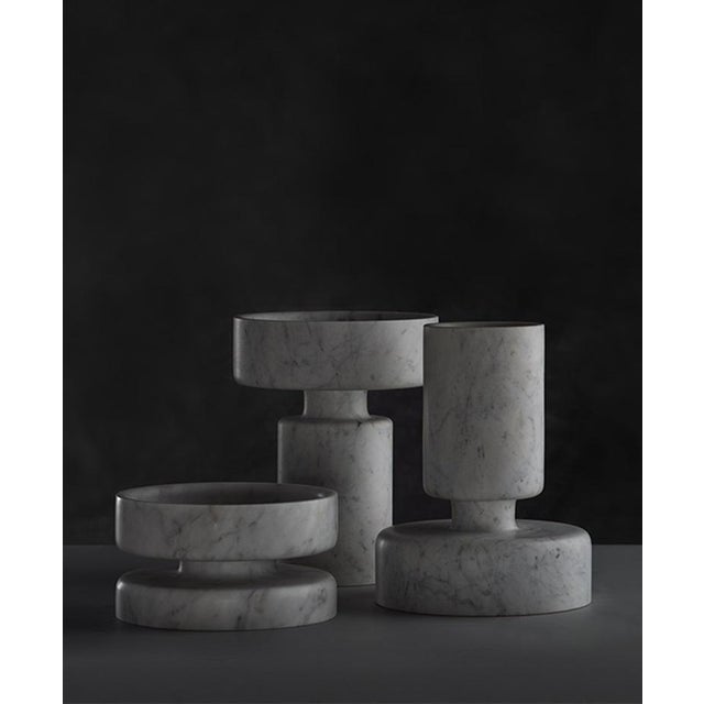 Mangiarotti Marbles vase by Angelo Mangiarotti, 1968 Designed in 1968 by Italian architect, sculptor, and designer Angelo...