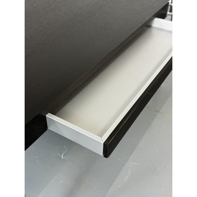 Black Bauhaus Black Wood and Tubular Steel Coffee Table, Germany, 1990s For Sale - Image 8 of 11