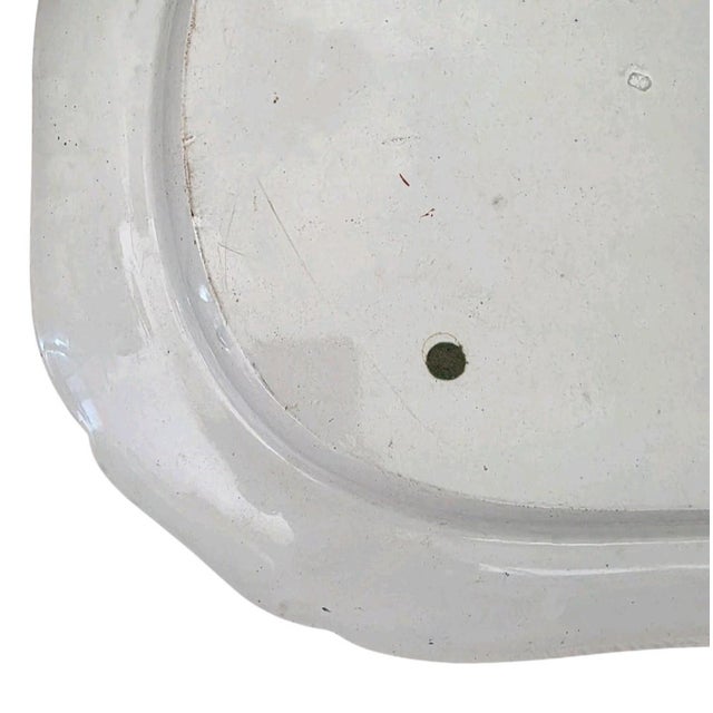 Large 19th-Century Amherst Japan South Wales Pottery Platter For Sale - Image 14 of 18