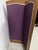 Purple Four-Panel Screen with Oval Tapestry For Sale - Image 8 of 10