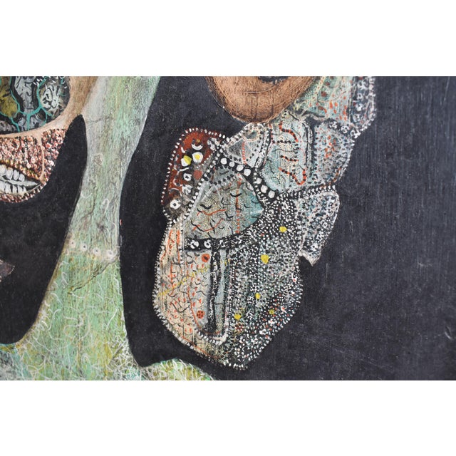 1970s Gonzalo Sebastian De Erice, Figure, 1974, Oil on Board For Sale - Image 5 of 9