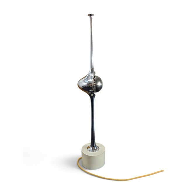 Arredoluce Cobra Table Lamp in Chromed Steel from Arredoluce Monza, 1960s For Sale - Image 4 of 13