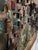 Turquoise Vintage Signed Remington Dimensional Mixed-Media Cityscape on Board For Sale - Image 8 of 12