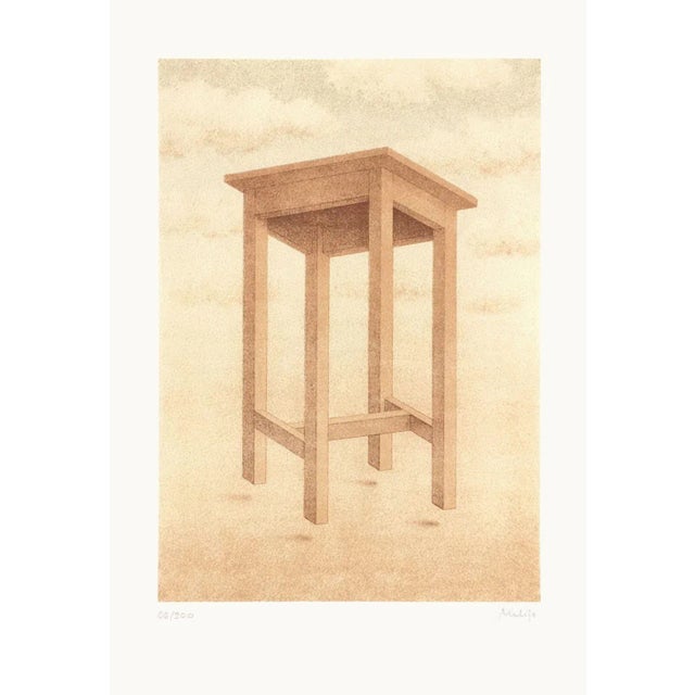 Belic MILIJA HIGH TABLE 2000 lithograph on Arches paper signed and numbered in pencil 15.0 x 10.2 in illustration : 11.8 x...