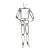 Early 20th Century Articulating Tubular Steel Mannequin For Sale