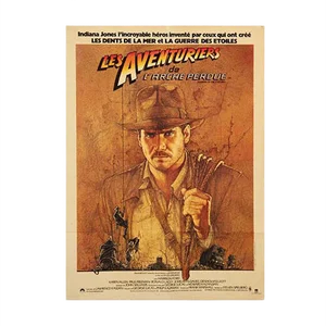 French Raiders of the Lost Ark Film Poster by Richard Amsel, 1981