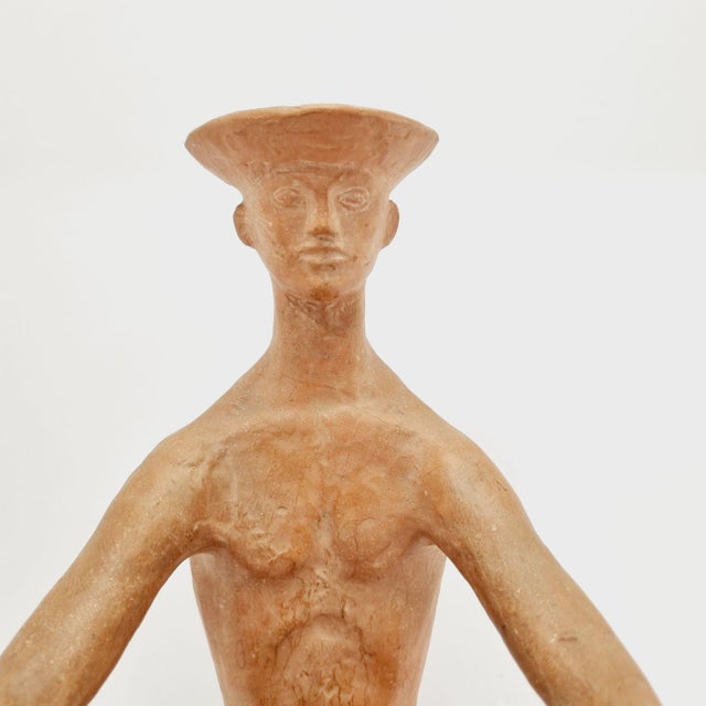 Terracotta Sculpture by Árpád Somogyi, 1964 For Sale - Image 8 of 10
