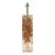 1970's Vintage French Lucite Column Table Lamp With Copper and Gold Leaf by Romeo Paris For Sale