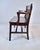 Antique Solid Dark Birch Lawyer's Bench, Newly Refinished For Sale - Image 4 of 13