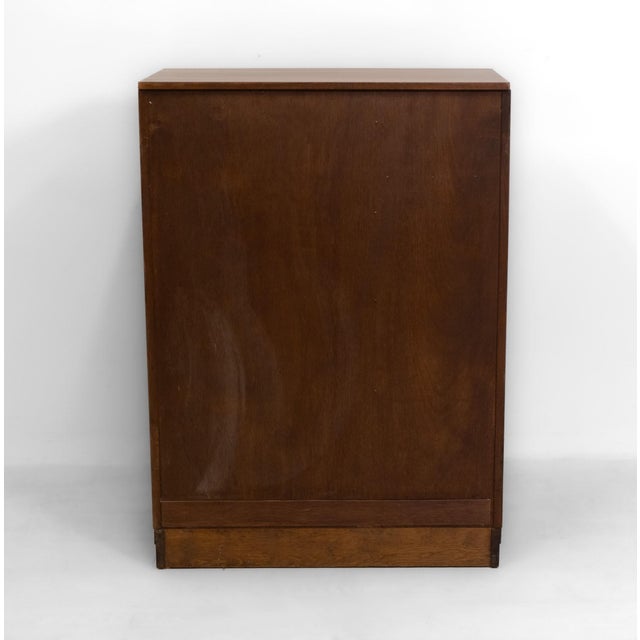 Art Deco Walnut Tallboy Compact Wardrobe from Waring & Gillow, 1930s For Sale - Image 16 of 17