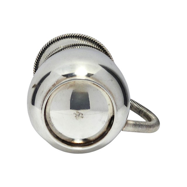 Mid-20th Century Prata Régia 90 Brazilian Silverplate Rope-Rim Pitcher For Sale - Image 13 of 14