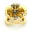 Vintage 18k Gold Diamond Bombe Cocktail Ring, 3.75 Carats, Size 7 For Sale In Miami - Image 6 of 14