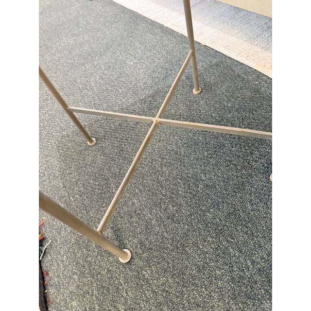 Green Onyx + Steel Side Table For Sale - Image 11 of 12